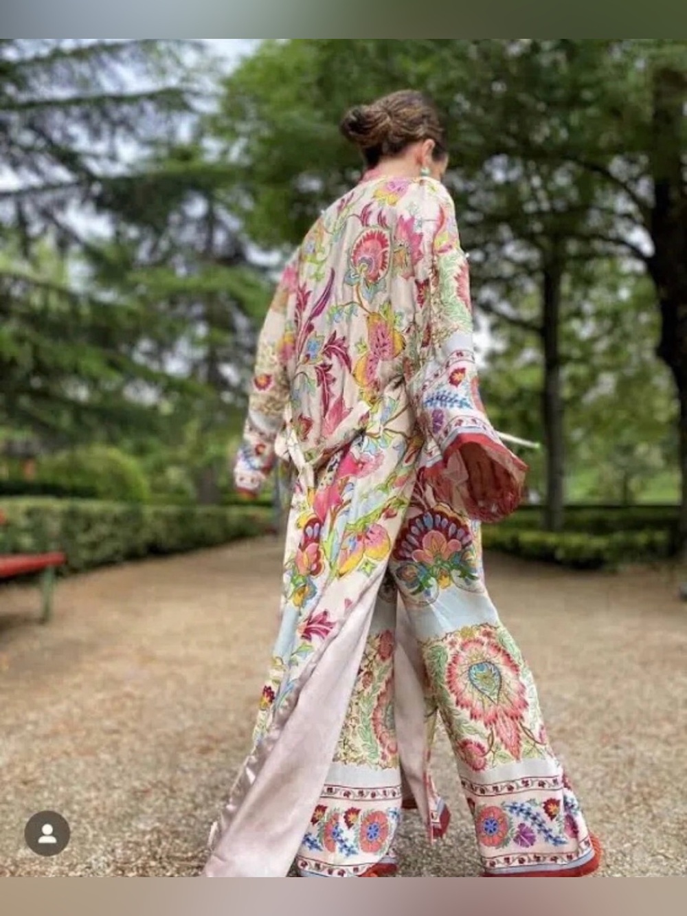 Floral Maxi Robe - Picture 9 of 10
